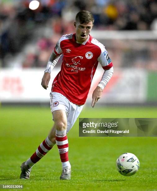 Dublin , Ireland - 25 September 2023; Ben McCormack of St Patrick's Athletic during the SSE Airtricity Men's Premier Division match between St...