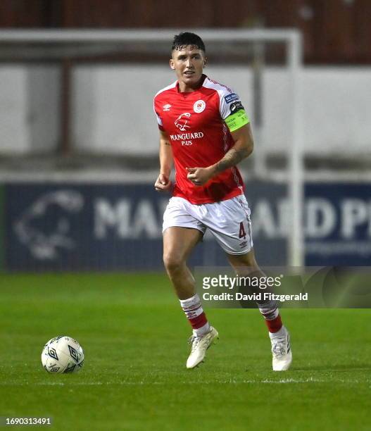 Dublin , Ireland - 25 September 2023; Joe Redmond of St Patrick's Athletic during the SSE Airtricity Men's Premier Division match between St...