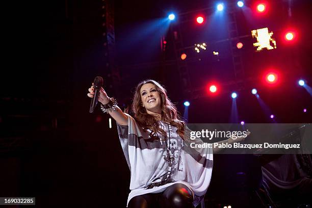 Malu performs live on stage at the Primavera Pop 2013 music festival in Palacio de Vistalegre on May 18, 2013 in Madrid, Spain.