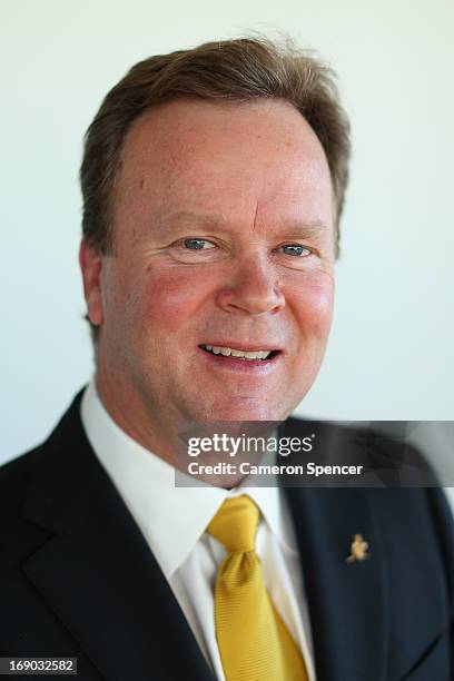 Australian Rugby CEO Bill Pulver poses for a portrait following an Australian Wallabies ARU press conference at Museum of Contemporary Art on May 19,...