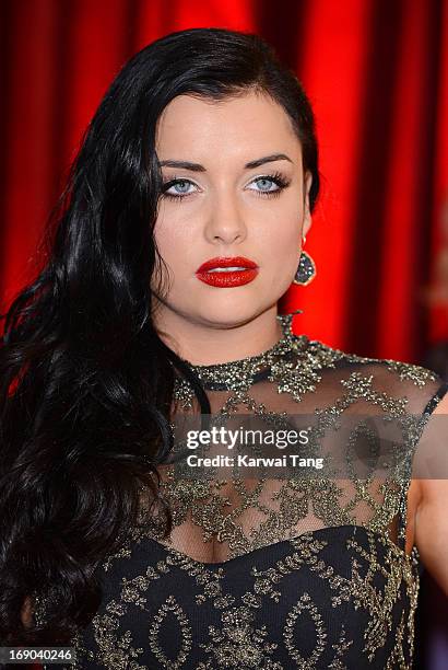 Shona McGarty attends the British Soap Awards at Media City on May 18, 2013 in Manchester, England.