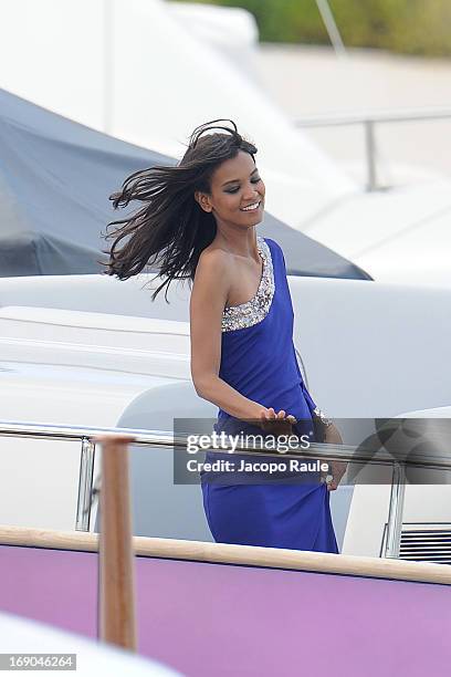 Liya Kebede is seen during The 66th Annual Cannes Film Festival on May 19, 2013 in Cannes, France.