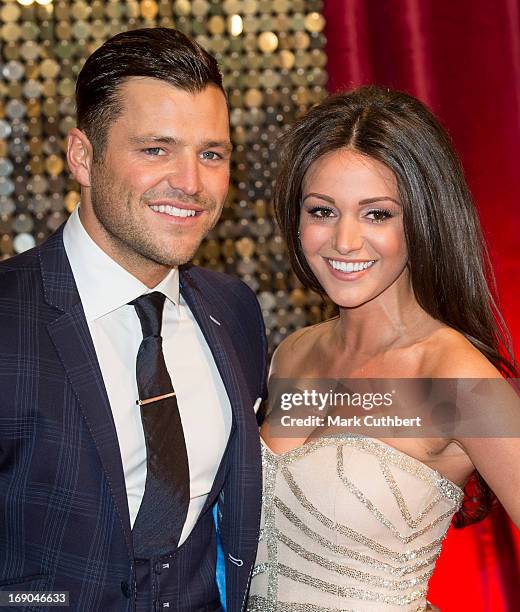 Michelle Keegan and Mark Wright attend the British Soap Awards at Media City on May 18, 2013 in Manchester, England.