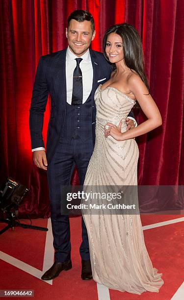 Michelle Keegan and Mark Wright attend the British Soap Awards at Media City on May 18, 2013 in Manchester, England.