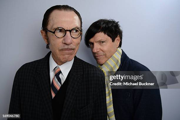 Ron and Russell Mael pose for a portrait at the Variety Studio at Chivas House on May 19, 2013 in Cannes, France.