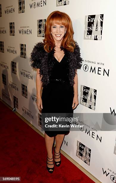 Comedian Kathy Griffin arrives at An Evening With Women benefiting The L.A. Gay & Lesbian Center at the Beverly Hilton Hotel on May 18, 2013 in...