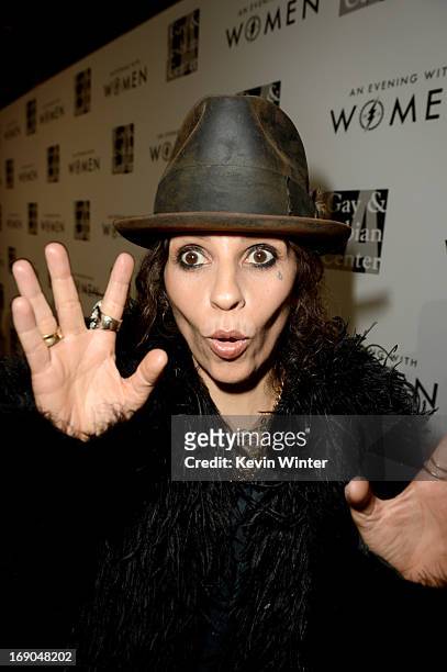 Producer/musician Linda Perry arrives at An Evening With Women benefiting The L.A. Gay & Lesbian Center at the Beverly Hilton Hotel on May 18, 2013...