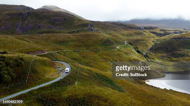 picturesque scottish landscapes - wester ross stock pictures, royalty-free photos & images