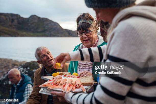 making the shrimps tasty - tasty stock pictures, royalty-free photos & images