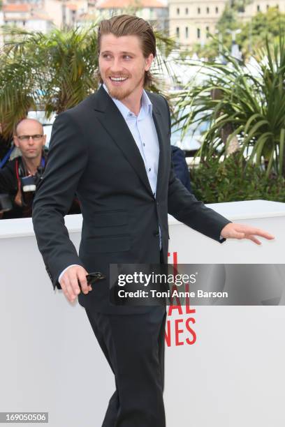 Garrett Hedlund attends the photocall for 'Inside Llewyn Davis' during the 66th Annual Cannes Film Festival at Palais des Festivals on May 19, 2013...