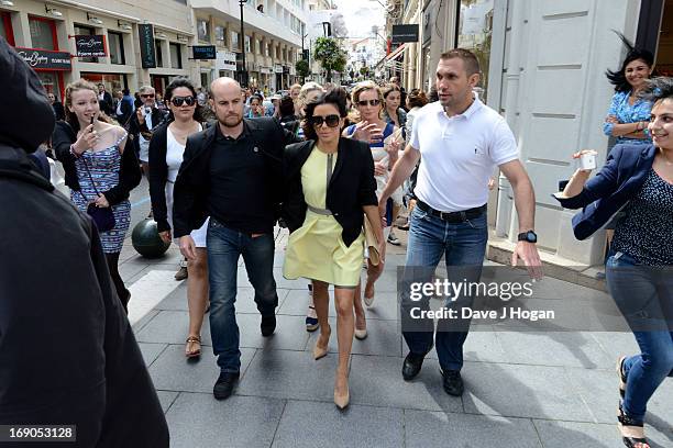 Actress Eva Longoria is seen during the The 66th Annual Cannes Film Festival on May 19, 2013 in Cannes, France.