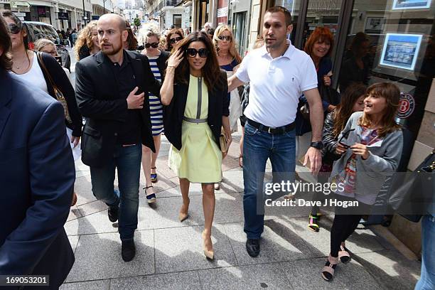 Actress Eva Longoria is seen during the The 66th Annual Cannes Film Festival on May 19, 2013 in Cannes, France.