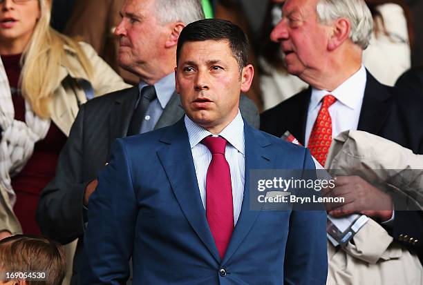 Southampton's Executive Chairman Nicola Cortese attends the Barclays Premier League match between Southampton and Stoke City at St Mary's Stadium on...