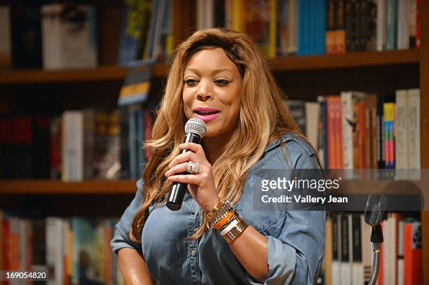 Wendy Williams signs copies of her book "Ask Wendy" at Books and Books on May 18, 2013 in Coral Gables, Florida.