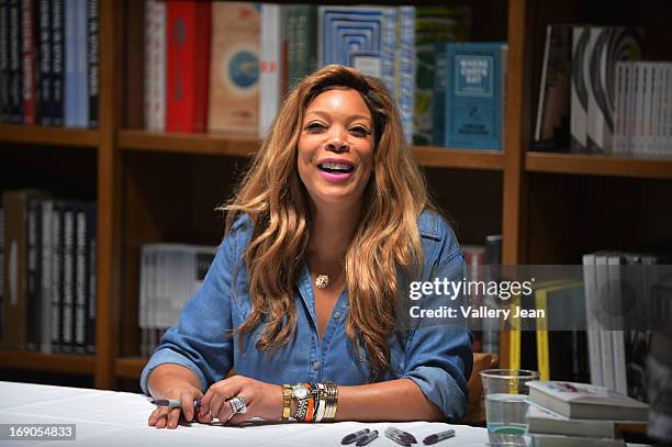 Wendy Williams signs copies of her book "Ask Wendy" at Books and Books on May 18, 2013 in Coral Gables, Florida.