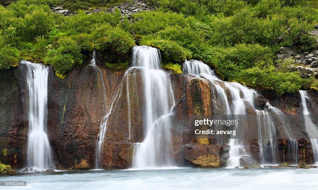 Hraunfossar waterfall