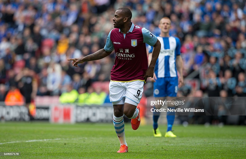 Wigan Athletic v Aston Villa - Premier League