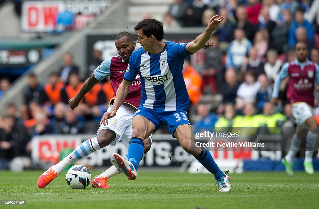 Wigan Athletic v Aston Villa - Premier League