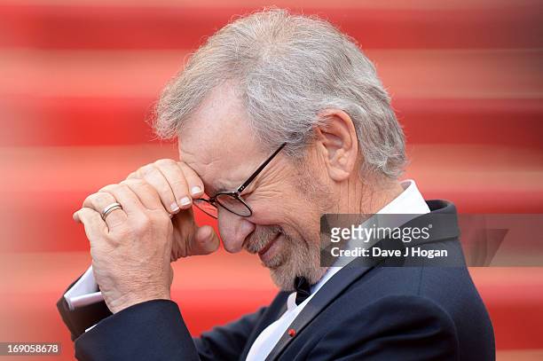 Jury President and Director Steven Spielberg attends the "Inside Llewyn Davis" Premiere during the 66th Annual Cannes Film Festival at Grand Theatre...