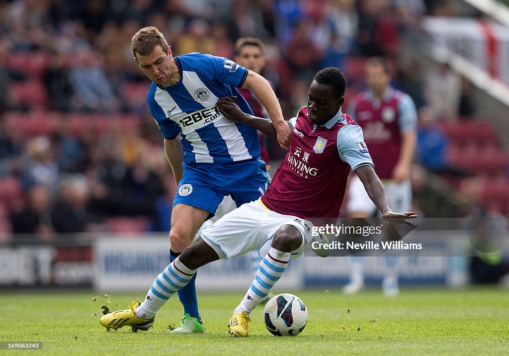 Wigan Athletic v Aston Villa - Premier League