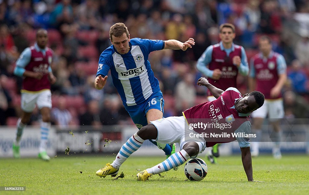 Wigan Athletic v Aston Villa - Premier League