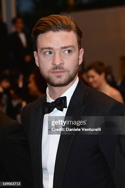 Justin Timberlake after the Premiere of 'Inside Llewyn Davis' during the 66th Annual Cannes Film Festival at Palais des Festivals on May 19, 2013 in...