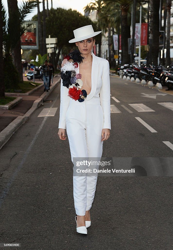 Olga Sorokina At The Hotel Martinez And At The Croisette - The 66th Annual Cannes Film Festival