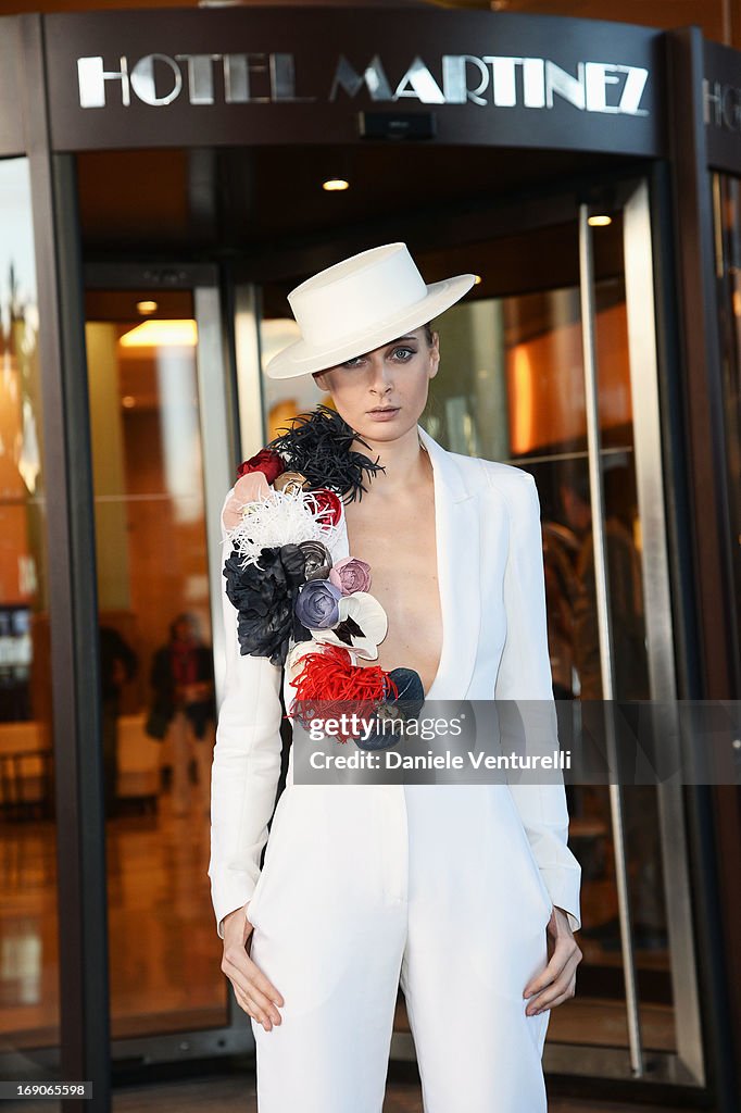 Olga Sorokina At The Hotel Martinez And At The Croisette - The 66th Annual Cannes Film Festival