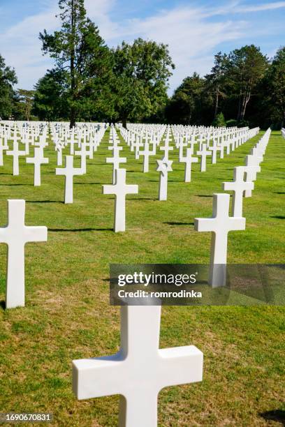 The solemn beauty of Normandy's American Cemetery, honoring brave soldiers who sacrificed during World War II, evokes reverence and gratitude