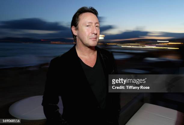 Julian Lennon attends The Creative Coalition Dinner celebrating the Art of Julian Lennon during the 66th Annual Cannes Film Festival at Torch at...