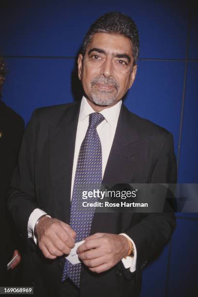 Publisher and editor-in-chief of Alfred A Knopf, Sonny Mehta, circa 1995.