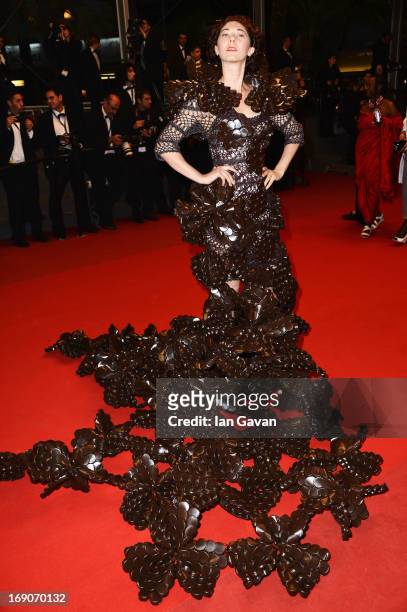 Larisa Katz attends the 'Borgman' Premiere during the 66th Annual Cannes Film Festival at the Palais des Festivals on May 19, 2013 in Cannes, France.