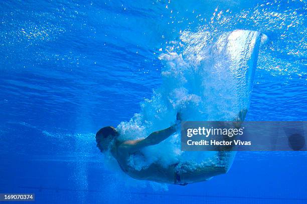 Aspects during the Men's 10 meters Platform Semifinals of the FINA MIDEA Diving World Series 2013 at Pan American Aquatic Center on May 19, 2013 in...