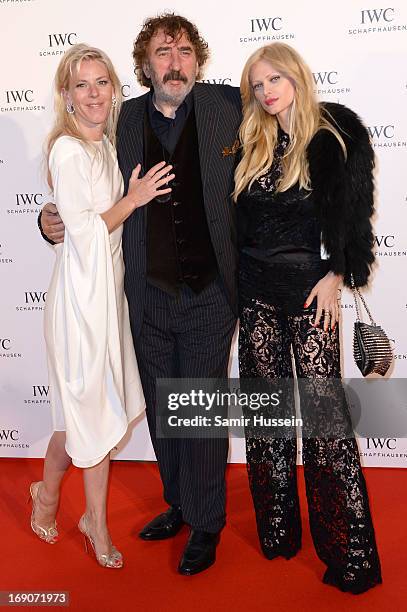 Monty Shadow and Audrey Tritto with Karoline Huber, Brand Director IWC Middle East, at the exclusive For the Love of Cinema event hosted by Swiss...