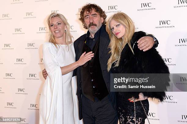 Monty Shadow and Audrey Tritto with Karoline Huber, Brand Director IWC Middle East, at the exclusive For the Love of Cinema event hosted by Swiss...