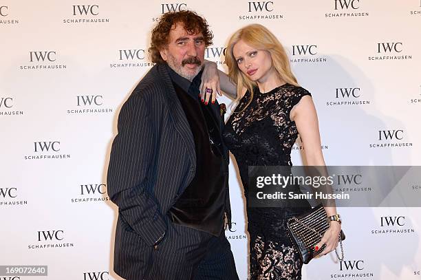 Monty Shadow and Audrey Tritto attend the exclusive "For The Love Of Cinema" event hosted by Swiss luxury watch manufacturer IWC Schaffhausen at the...