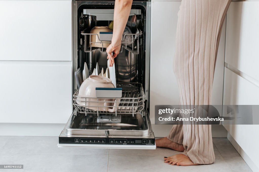 Loading the dishwasher