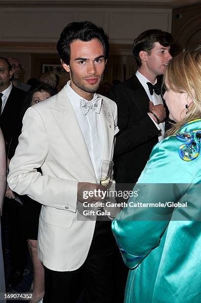 Mark-Francis Vandelli attends the 'Global Gift Gala' 2013 cocktail presented by Eva Longoria at Carlton Hotel on May 19, 2013 in Cannes, France.