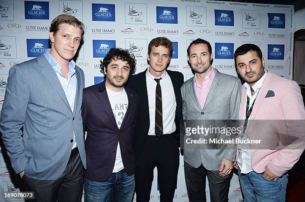 Producer Tove Christensen , actor Hayden Christensen and guests attend the Glacier Films launch party hosted by Hayden C and Michael Saylor aboard...
