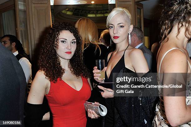 Laura Presgurvic attends the 'Global Gift Gala' 2013 cocktail presented by Eva Longoria at Carlton Hotel on May 19, 2013 in Cannes, France.