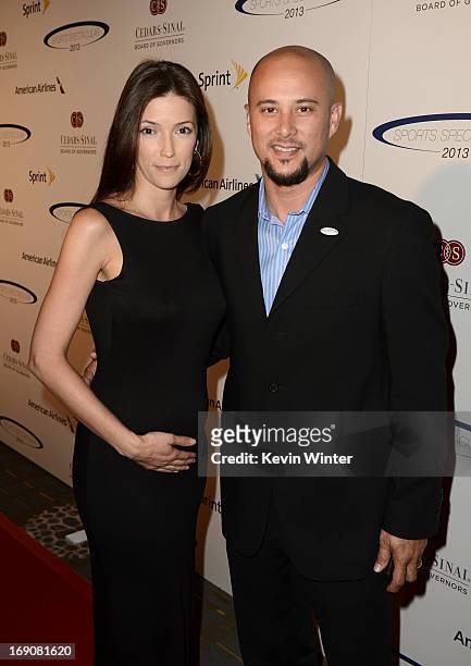 Kelly A. Wolfe and Cris Judd attends the 28th Anniversary Sports Spectacular Gala at the Hyatt Regency Century Plaza on May 19, 2013 in Century City,...