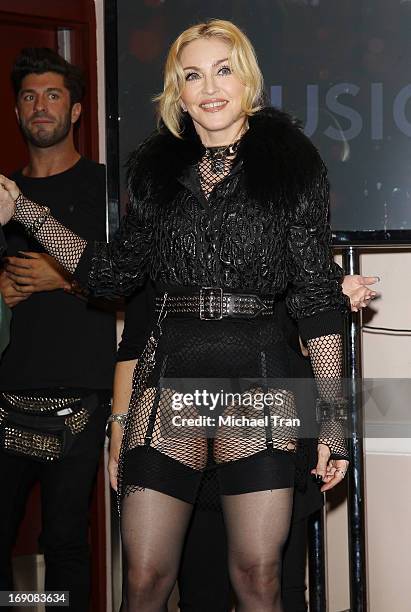 Madonna attends the press room at the 2013 Billboard Music Awards held at MGM Grand Resort and Casino on May 19, 2013 in Las Vegas, Nevada.