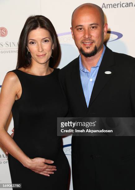 Choreographer Cris Judd and Kelly A. Wolfe attend the 28th Anniversary Sports Spectacular Gala at the Hyatt Regency Century Plaza on May 19, 2013 in...