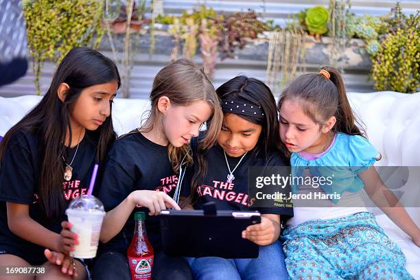 General view of the atmosphere at IFAW, Adopt the Arts and the Los Angeles Unified School District's Love Elephants Youth Art Exhibit and Awards...