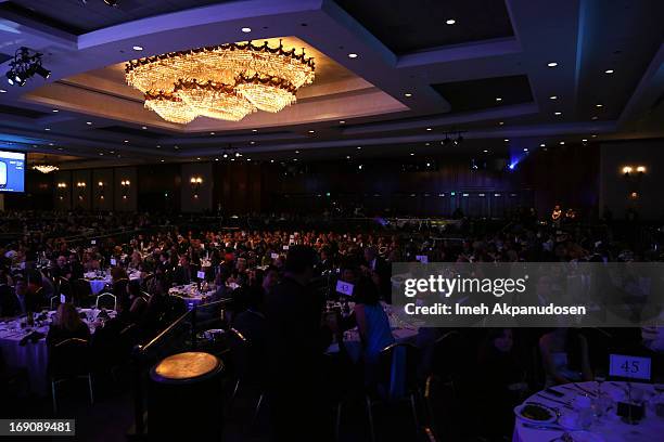 General view of the atmosphere at the 28th Anniversary Sports Spectacular Gala at the Hyatt Regency Century Plaza on May 19, 2013 in Century City,...
