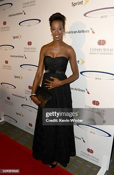 Olympian volleyball player Destinee Hooker attends the 28th Anniversary Sports Spectacular Gala at the Hyatt Regency Century Plaza on May 19, 2013 in...
