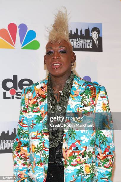 Dennis Rodman attends "All Star Celebrity Apprentice" Finale at Cipriani 42nd Street on May 19, 2013 in New York City.