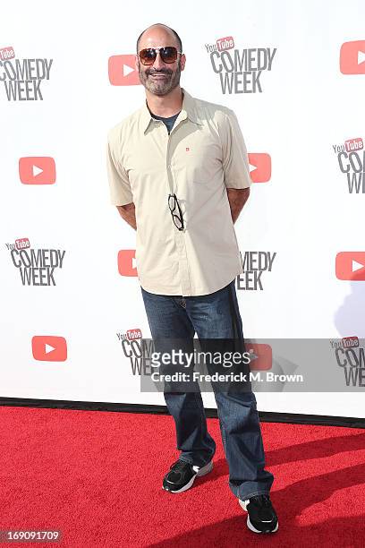 Comedian Brody Stevens attends YouTube Comedy Week Presents "The Big Live Comedy Show" at Culver Studios on May 19, 2013 in Culver City, California.
