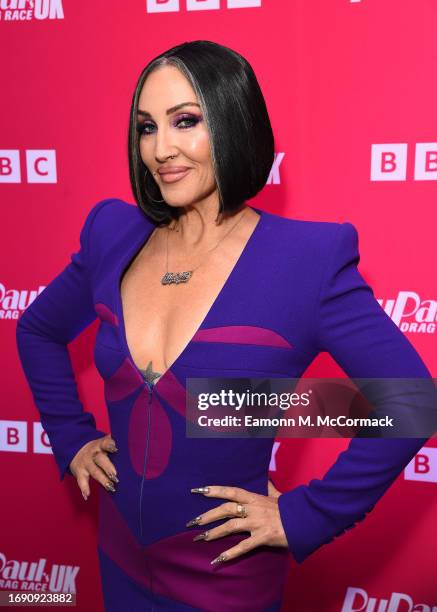 Michelle Visage attends a screening of "RuPaul's Drag Race UK" Series 5 at Soho Hotel on September 19, 2023 in London, England.