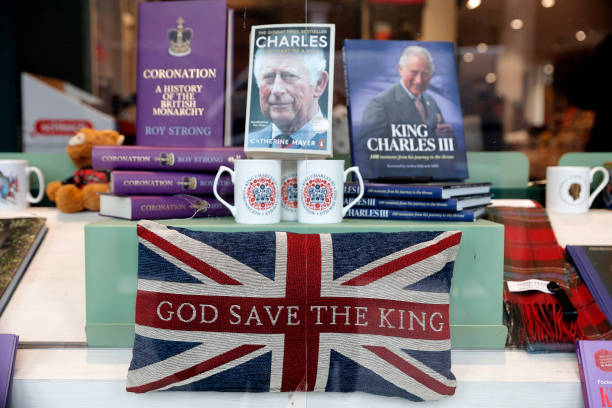 FRA: Tribute To King Charles III Are Displayed Prior To His Visit In France